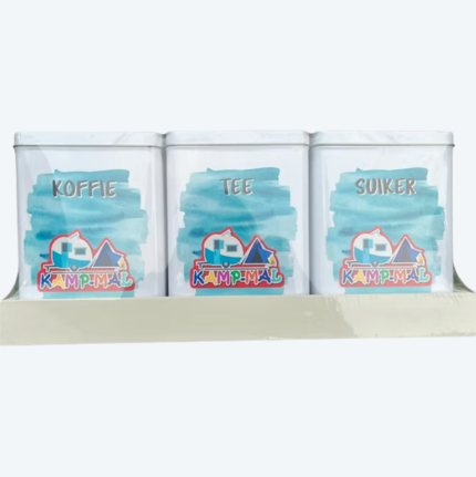 Kamp-Mal 3-Set Tins (Coffee, Tea, Sugar)